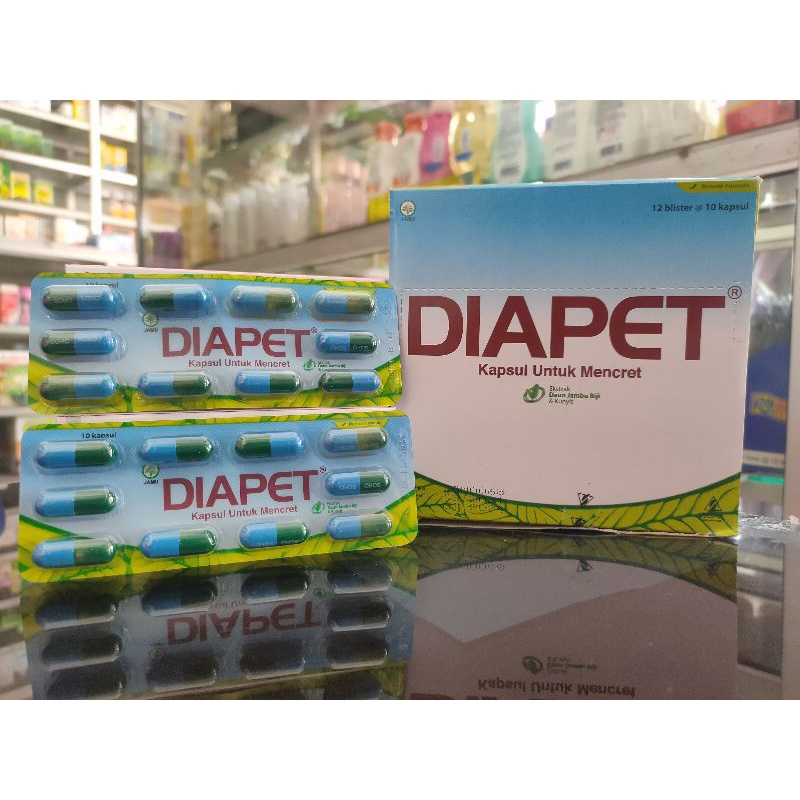 DIAPET TABLET 1 STRIP ISI 10 KAPSUL