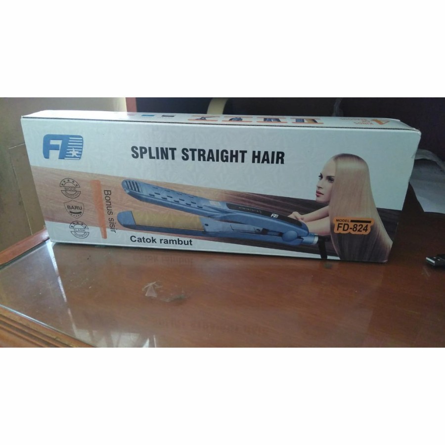 Catok Rambut FD-824 Pelurus Rambut Digital