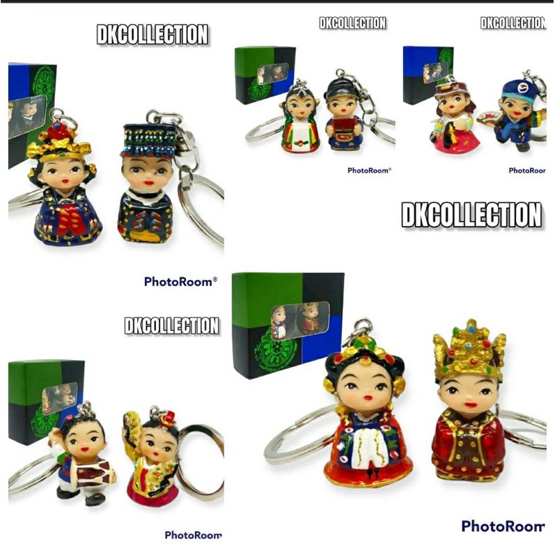 Gantungan kunci korea set pasangan korea ganci korea souvenir gantungan kunci seoul