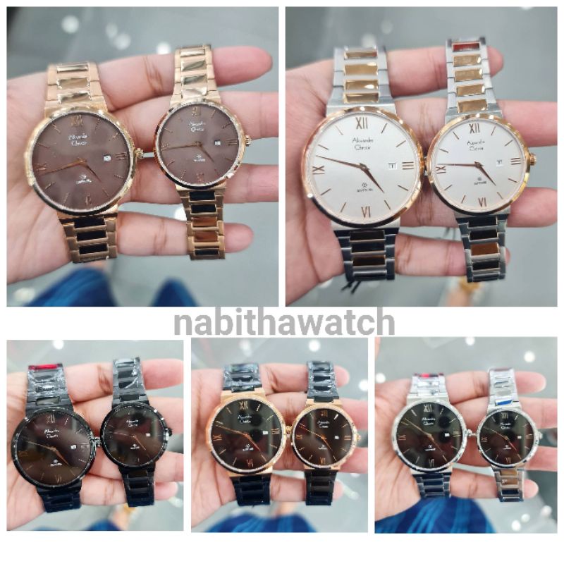 Jam Tangan Couple Alexandre Christie AC8564 New 8564 Original Garansi Resmi