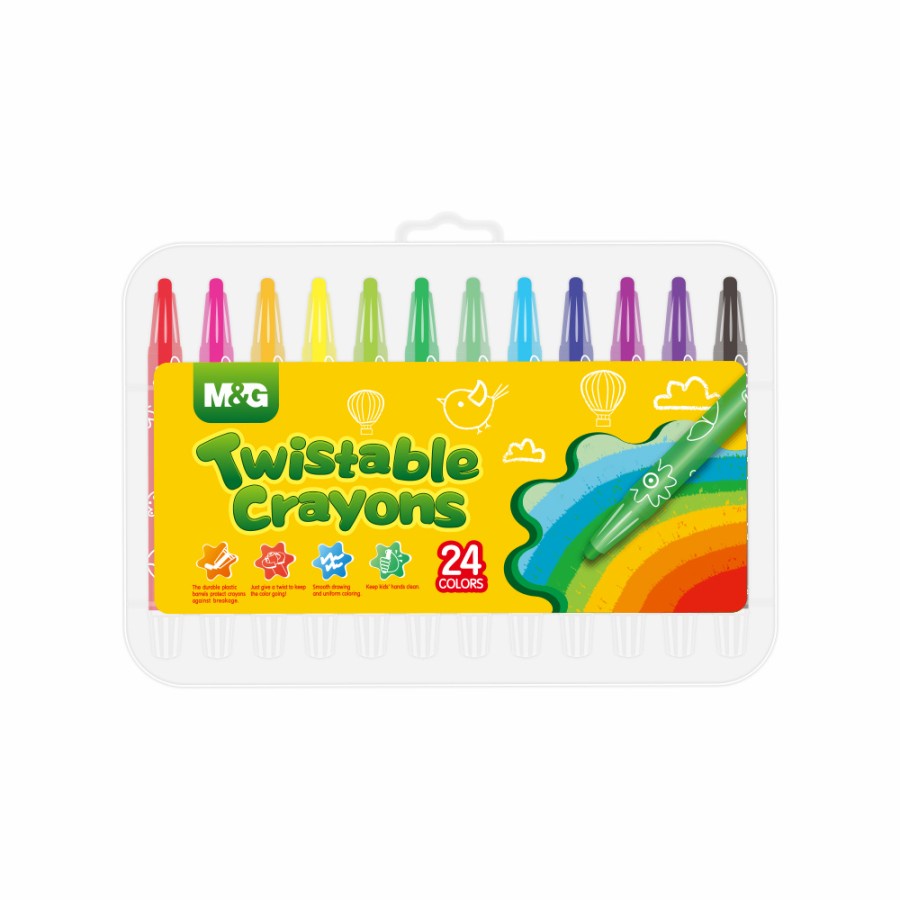 

M&G CRAYON SET 24 WARNA CRAYON WARNA CRAYON MENGGAMBAR
