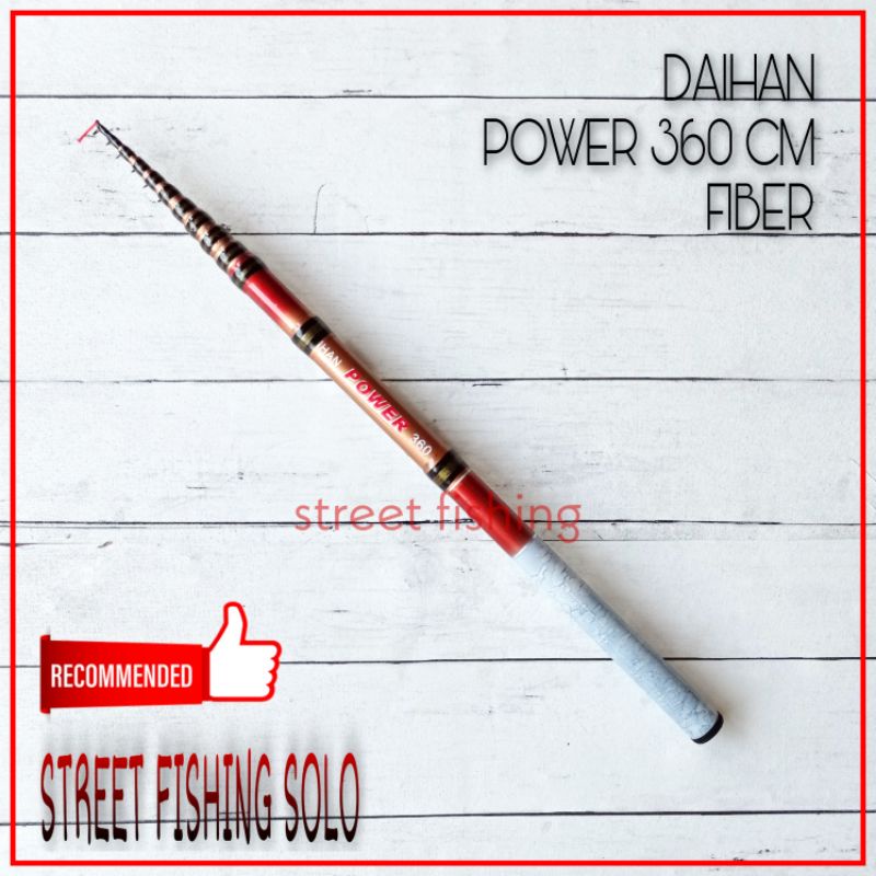 JORAN TEGEK MURAH FIBER CARBON DAIHAN POWER 360 CM SET KOLONG