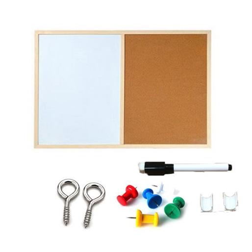 

➴Terbatas SVEQN Message board Background Boardsend sticker cork message board Decorative Board With Frame Cork Board 84 ➴Best Produk