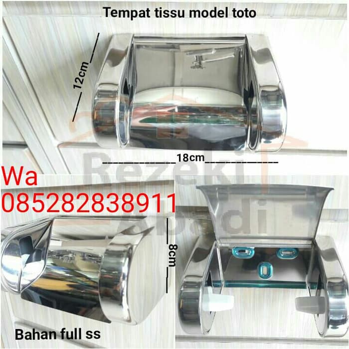 TERLARIS / Tempat Tisu Gulung / Tempat Tisu model Toto / Dispenser Tisu Gulung