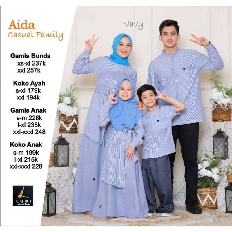 couple keluarga aida navy dari lubi