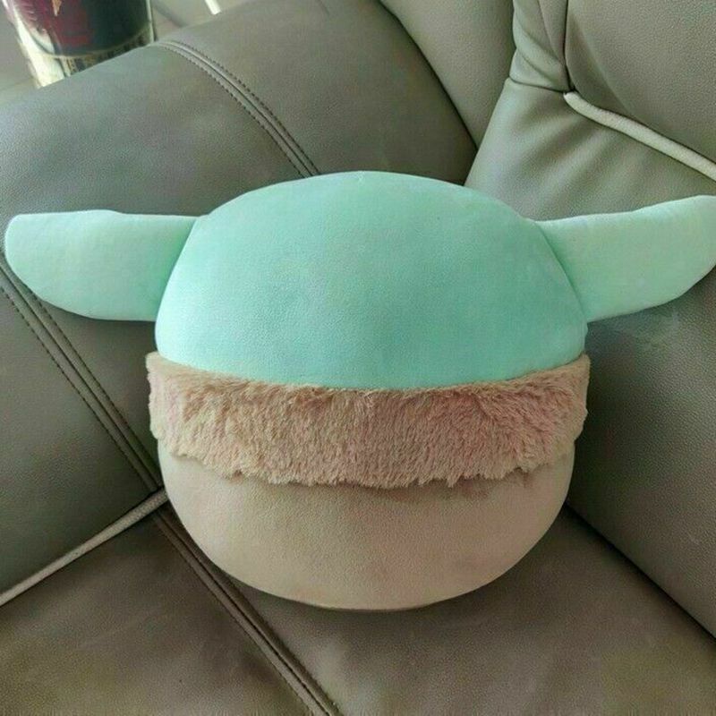 26cm Boneka  Baby Yoda Plush Doll Pillow Cartoon Stuffed Soft Kids Toys Fans Gifts Mainan