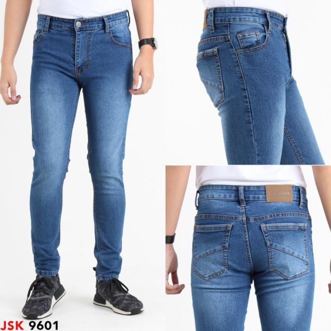 Pria Jeans 7 Denim Pria Celana Panjang Skinny Denim Skinny Jeans Jsk C Lavenderci