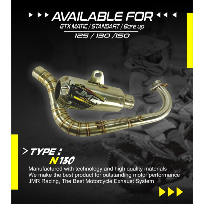 KNALPOT GTX MIO TRAIL TYPE N130 JMR RACING 4135