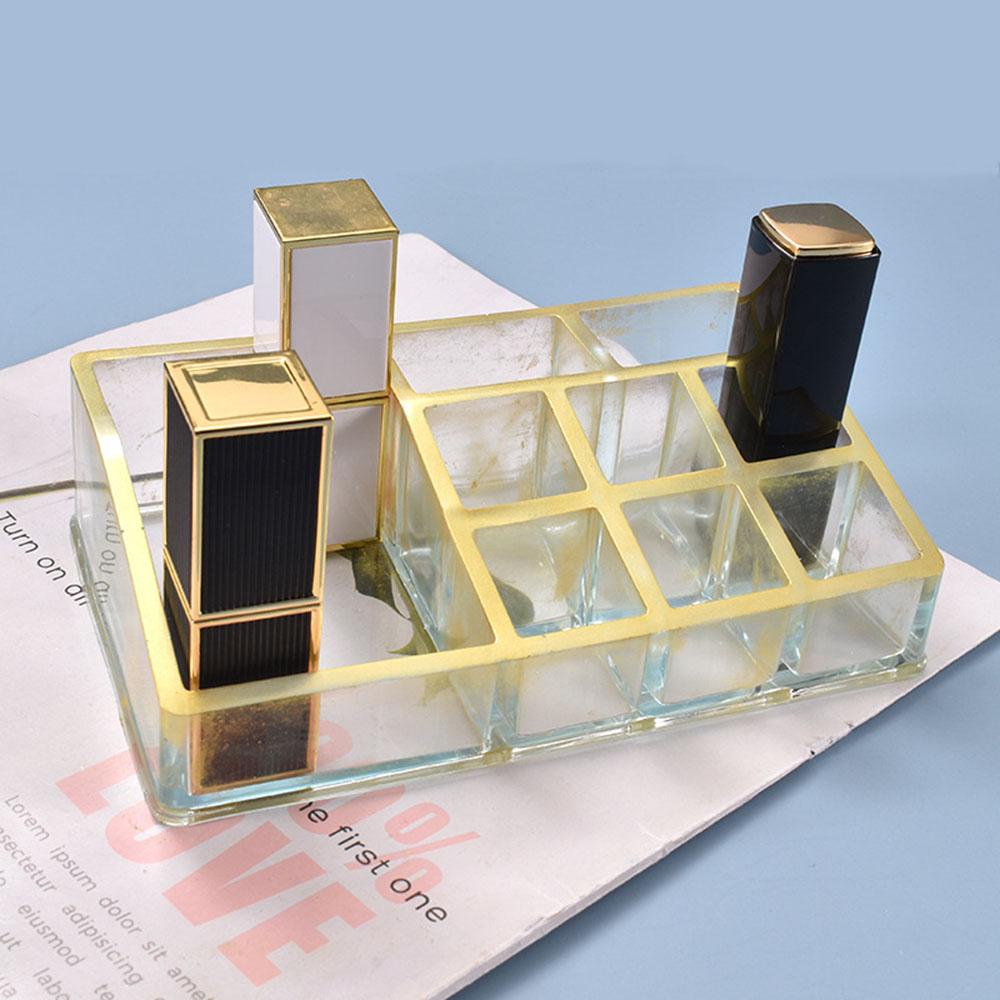 Preva Silikon Tempat Lipstik Seni Makeup Organizer Casting Mold Kotak Penyimpanan Cetakan