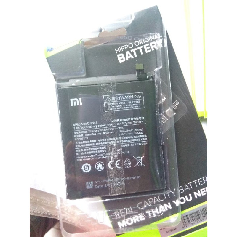 

batrei bn43 redmi note 4