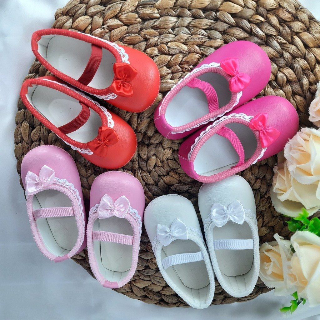 [TAMAN SEPATUKU] SEPATU TRENDY MURAH BALET BAYI PREWALKER ANAK PEREMPUAN PITA LUCU APX03