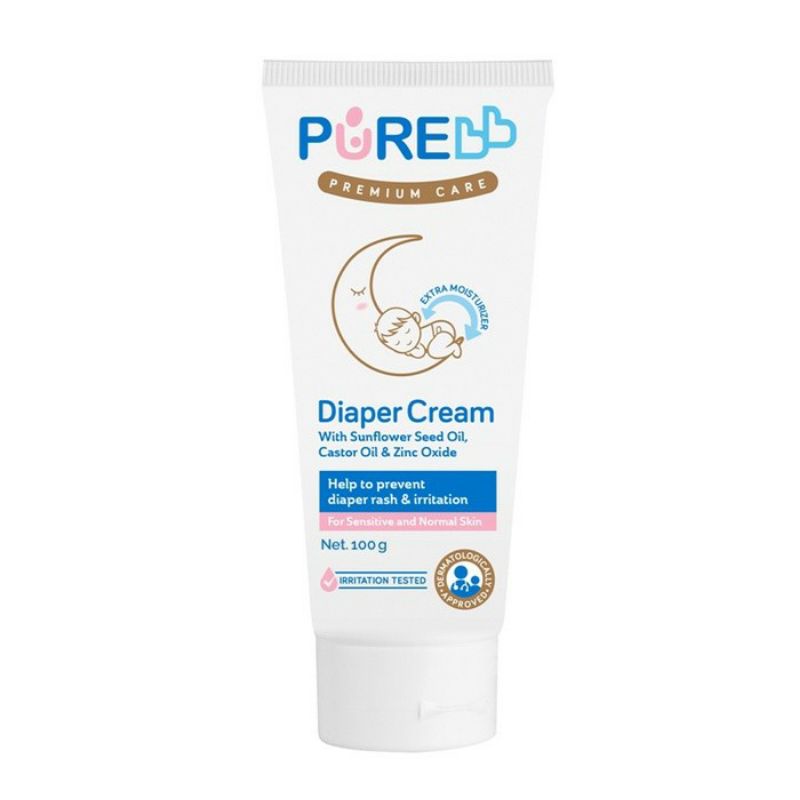 Pure BB Rash Cream Anti Ruam Bayi 50g | Pure Baby Rash Cream Ruam Popok Ruam Keringat Ruam Susu