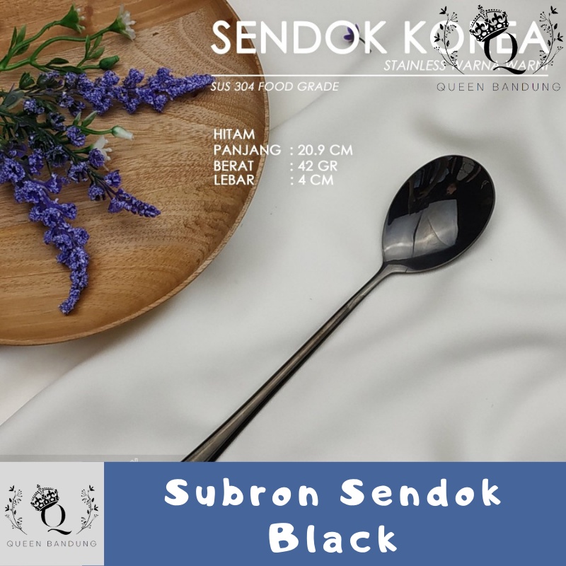 Subron Sendok Rainbow Stainless Steel Korean