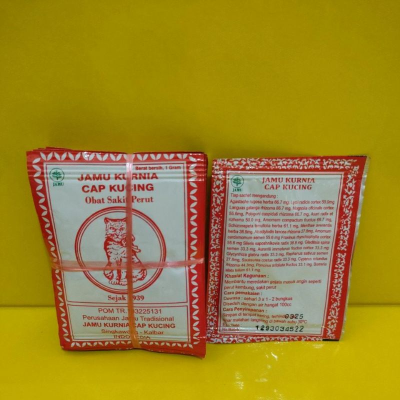 jamu kurnia CAP KUCING obat sakit perut
