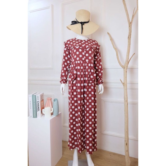 Aisya Homedress / Daster Gamis Rayon Daily / Gamis Daily