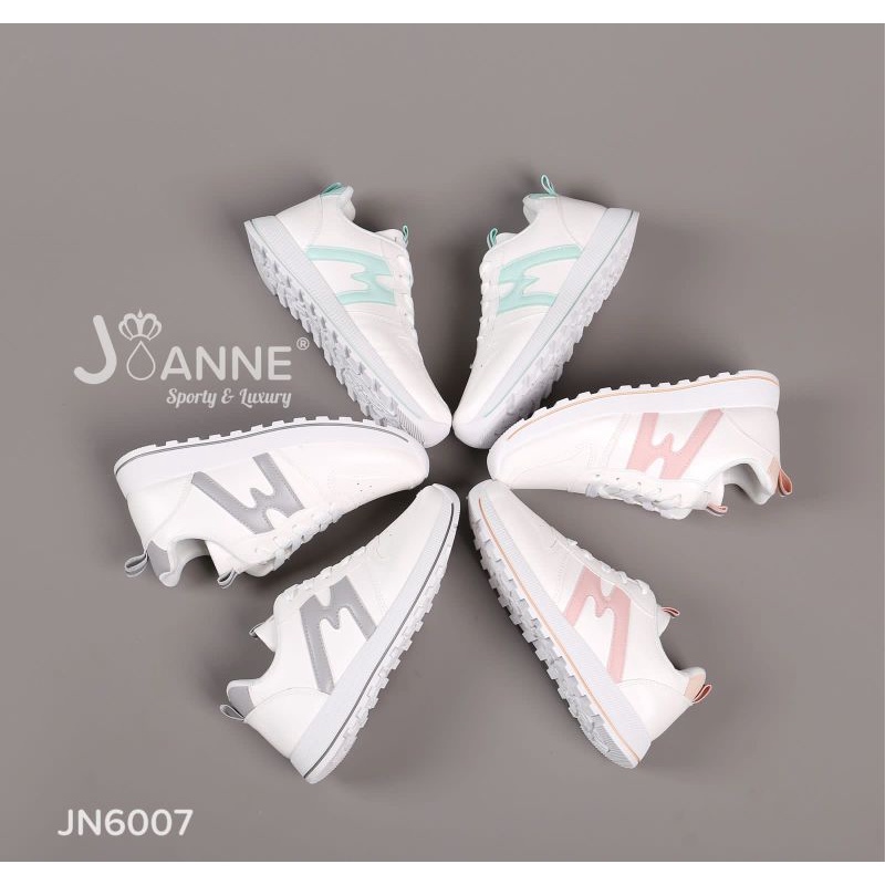 JOANNE Leather Sneakers Shoes JN6007 [ORIGINAL BRAND]