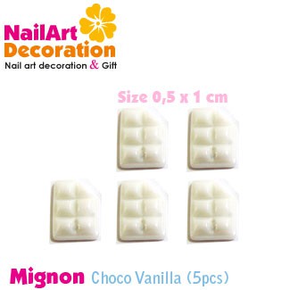 DEKORASI SLIME / CLAY / NAIL ART BENTUK COKLAT MIGNON CHOCO KUKU