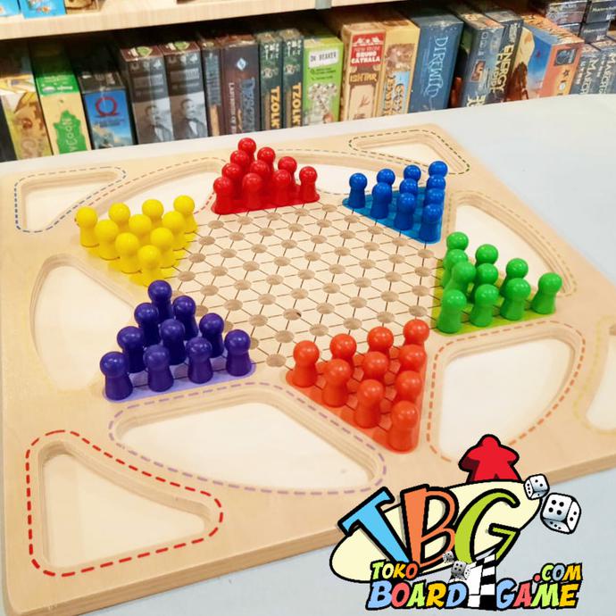 Droughts & Flying Chess Board Game - Ludo & Halma - High Quality