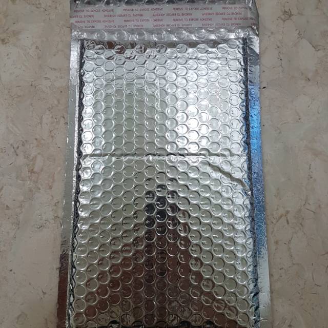 silver bubble wrap