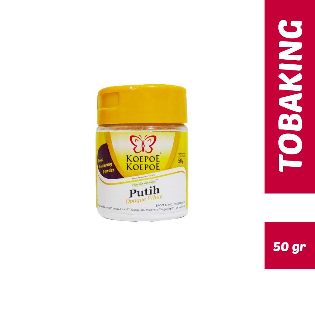 

Pewarna Putih Bubuk 50gr Koepoe Opaque White Koepoe