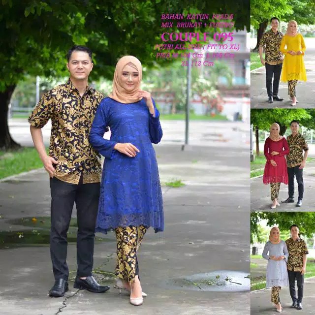 Diskon Couple Batik Raisa Brokat Prodo 095 Q5E06budenjxj