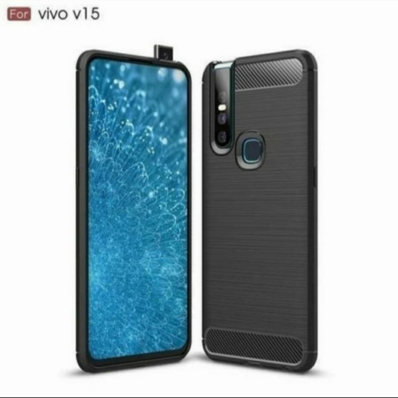 Vivo V15 V15 Pro soft case silikon carbon