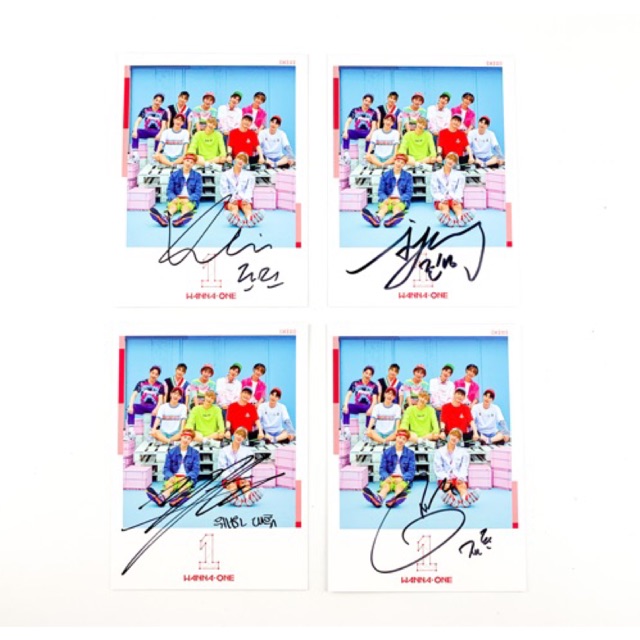WANNA ONE - TO BE ONE MEMBER SIGNED (Album Signed Only)