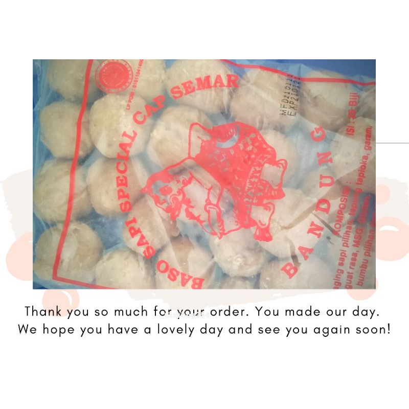 

[TERMURAH]-Bakso Sapi Urat Sedang Baso Cuangki Cap Semar-COD