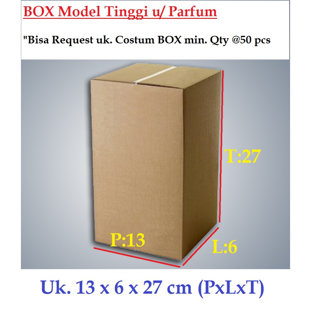 

Kardus-Dus u/ Parfum uk.13x6x27 cm