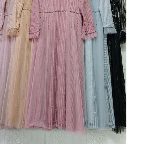 ➵ Gamis ozias sparkle gamis formal full brukat mewah untuk pesta/ Gamis brokat premium ke undangan ♛