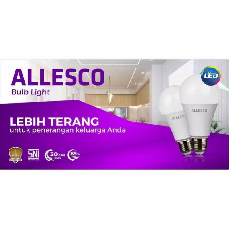 LAMPU LED BULB ALLESCO 12W