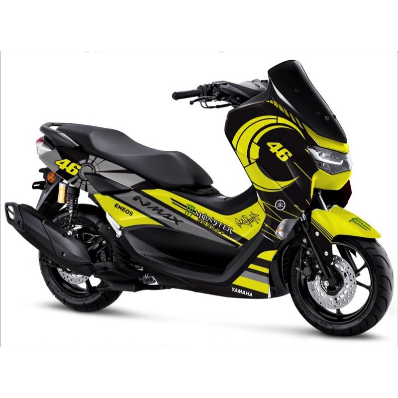 Decal new nmax 2020 full body Striping motor nmax 2020 full motif Stiker nmax variasi