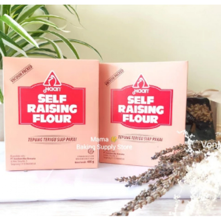 

HAAN Self Raising Flour 400 gr Tepung Siap Pakai