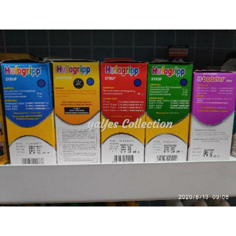 Hufagrip sirup anak 60ml batuk pilek demam panas