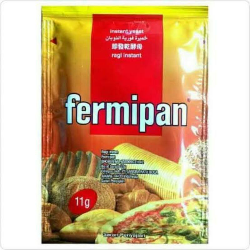 

Ragi Kering Fermipan sachet