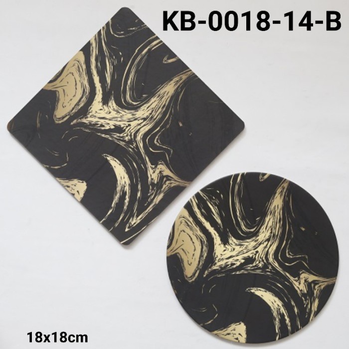 

GR-KB-0018-14 CAKE BOARD ALAS KUE KOTAK BULAT 18CM MARBLE HITAM PUTIH BEST SELLER