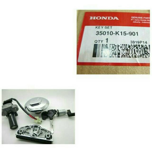 kunci kontak cb150r cb 150 r ori hm set