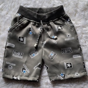[BISA COD] celana pendek motif lucu anak laki-laki perempuan full print distro