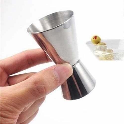 Jigger Stainless Steel Measuring Cup Gelas Ukur 15 30 ml Peralatan Kopi Barista Cocktail Bar