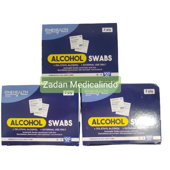 Onehealth Alcohol Swab 2 Ply / Kapas Alcohol Onehealth