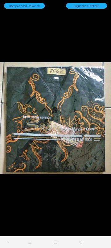 Hem Batik Pria.kemeja Batik Pria.hem Batik Pria Katun Primisima Premium Hq