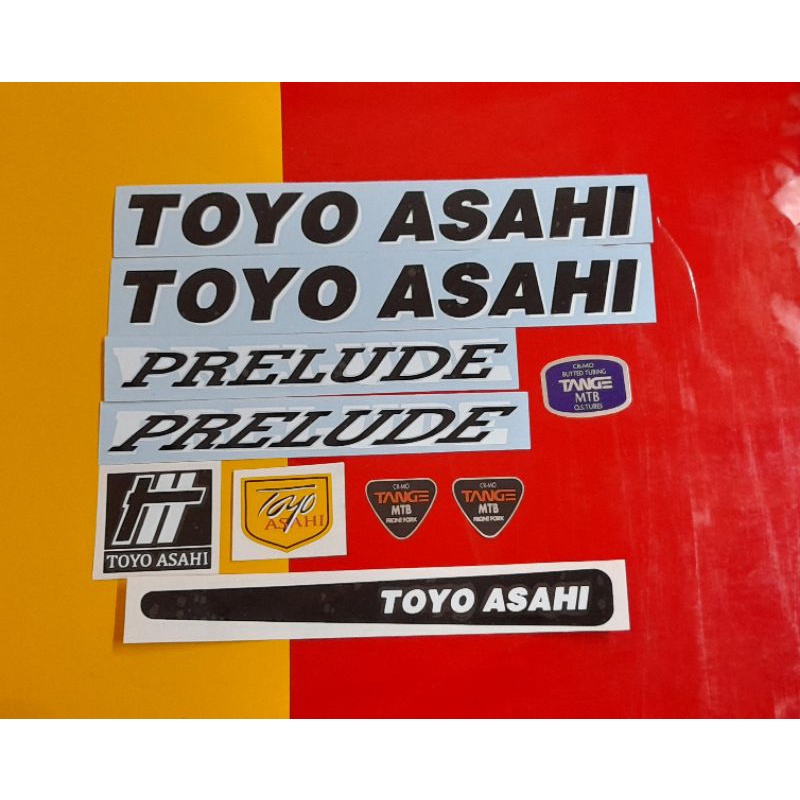 Stiker Sepeda Toyo Asahi Prelude