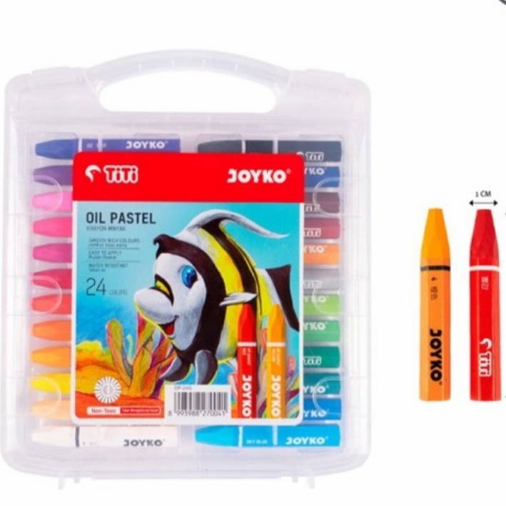 Crayon / Oil Pastel JOYKO 24 Warna