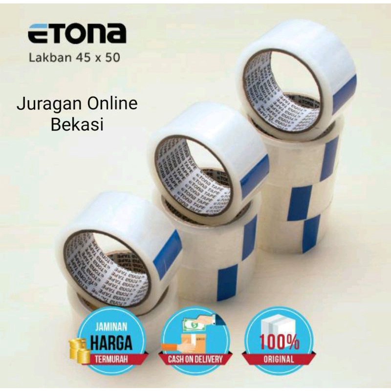 

Lakban ETONA 2inch 72Yard, Kualitas DAIMARU