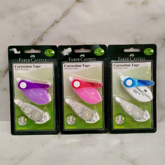 

Tipe x/Tipex/Tip x/Correction tape Kertas FABER CASTELL SR-506 (SR506) + Refill