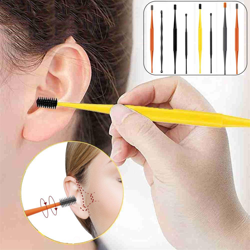 Suyo Sendok Pembersih Telinga Reusable Ear Pick Ear Wax Curette Remover Double-ended