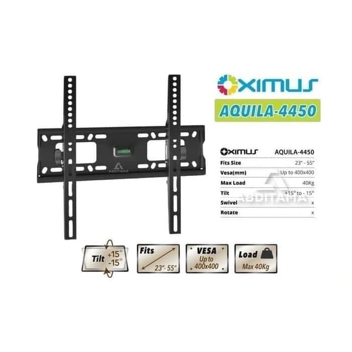 Bracket TV Oximus Aquila 4450 Monitor LED LCD Tilt 23-55 inch