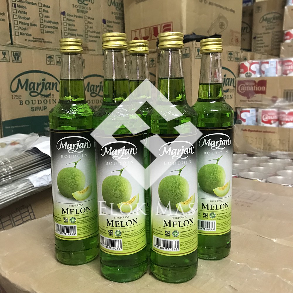 

Sirup Marjan Boudoin MELON per BOTOL 460ml . GOJEK . Marjan Syrup Sirop