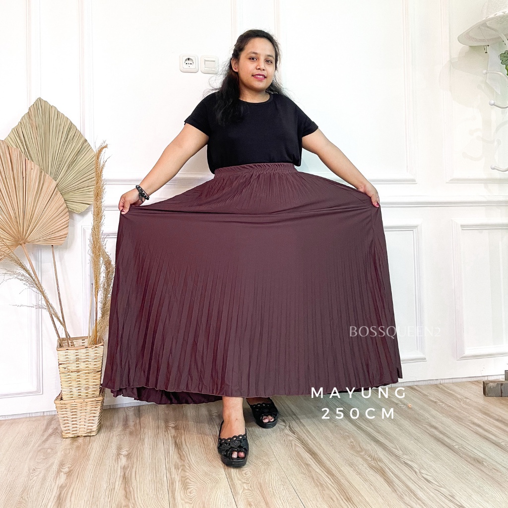 Rok Plisket Premium BIG SIZE XXL 100% Hyget Super / Rok Plisket Rempel