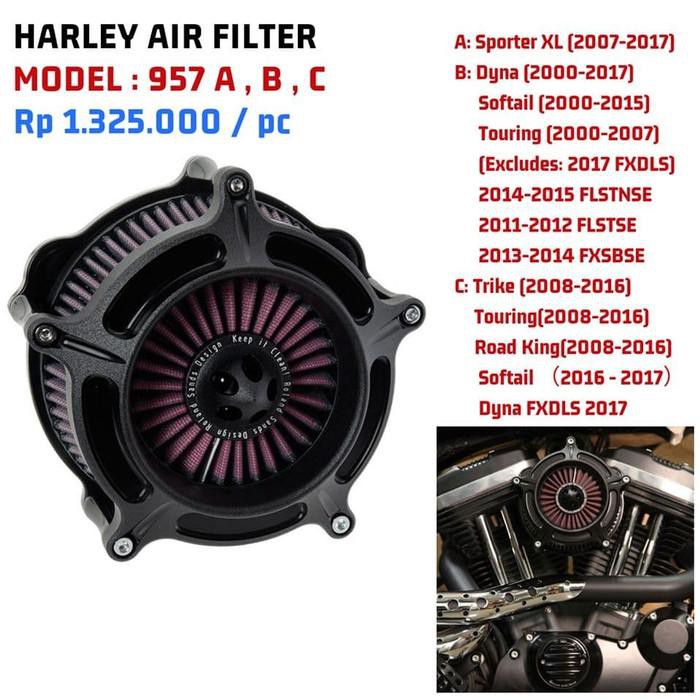 Harley air filter model 957 A.B.C perkakas